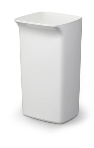 Durable DURABIN Plastic Waste Recycling Bin Rectangular 40 Litre with Yellow Lid - VEH2012035 Recycling Bins 28202DR
