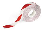 Durable DURALINE Slip-Resistant Floor Marking Tape - 50mm x 30m - Red/White