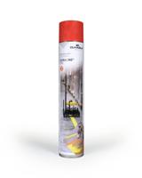 Durable DURALINE Floor Marking Spray 750ml - Permanent Line Paint - Red