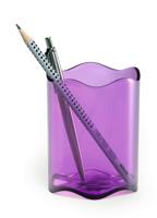 Durable Trend Pen Cup Clear Purple