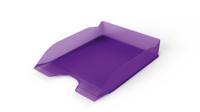Durable NEW Letter Tray Clear Purple