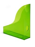 Durable Magazine Rack BASIC Clear Green