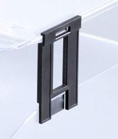 Durable Black BASIC Letter Tray Risers