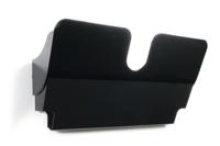 Durable A4 Magnetic Literature Holder - Wall-Mounted Display - FLEXIPLUS - Black