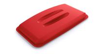 Durable 60L Bin Lid Red - Rectangular Recycling Bin Lid - Food Safe - DURABIN