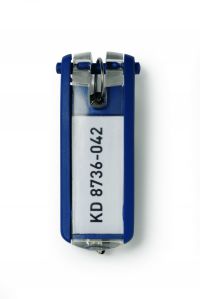 Durable Key Clip Dark Blue [Pack 6] 195707