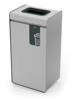 Durable 55L General Waste Bin - Sheet Steel Recycling Separation Bin - DURASORT®