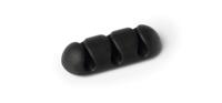 Durable CAVOLINE Cable Management 3 Desk Tidy Clips - 2 Pack - Graphite