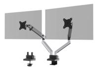 Durable SELECT PLUS 2-Screen Recycled Aluminium Monitor Mount - 509723