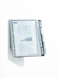 Durable Sherpa Wall Display Unit 10 Grey/Black 5631/22