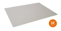 Durable Desk Mat Contoured 65x50cm Grey