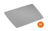 Durable ARTWORK Overlay Desk Mat with Clear Anti-Glare Cover - 5 Pack - Grey