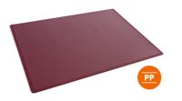 Durable Clear Overlay Desk Mat Notes Protector Pad - 5 Pack - 53x40 cm - Red