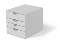 Durable VARICOLOR MIX 4 Drawer Unit Desktop Drawer Set with 4 Colour Coded Drawers - 762427