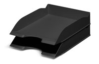 Durable ECO Stackable Letter Tray for Filing A4 Documents 80% Recycled Plastic Black - 775601