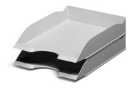 Durable ECO Stackable Letter Tray for Filing A4 Documents 80% Recycled Plastic Grey - 775610