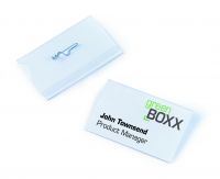 Durable Name Badge 54x90mm Pin Fastener (Pack of 50) 8004