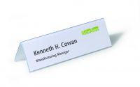 Durable Table Place Name Holder 61x210mm 8052 [Pack 25]