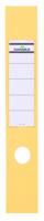 Durable ORDOFIX Self-Adhesive Spine Labels for Lever Arch Files & Folders 60x390mm Yellow (Pack 10) - 809004