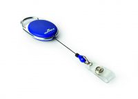 Durable Retractable Badge Reel Style (with Press Fastener) Dark Blue 832407 [Pack 10]