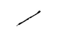 Durable STAFF Textile Lanyard with Snap Hook & Safety Release 20 x 440mm Black (Pack 10) - 823901