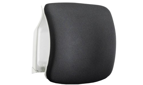 Zure White Shell Black Fabric Headrest