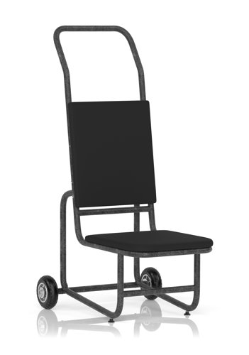 Stacking Chair Trolley - Black