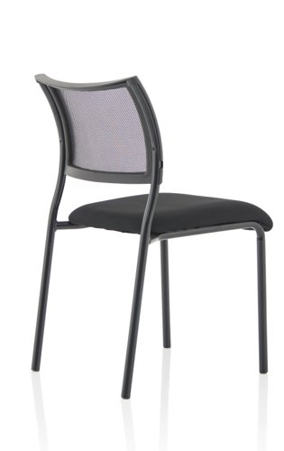 81054DY - Brunswick Visitor Chair Black Fabric Black Frame BR000020