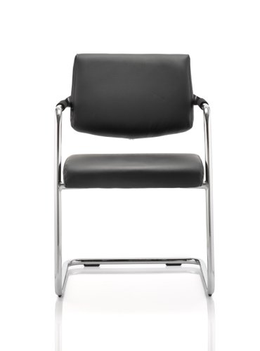 Havanna Visitor Chair Black Leather BR000050 Visitors Chairs 59952DY