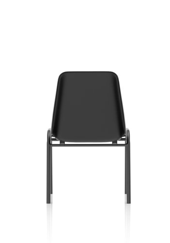 Polly Stacking Visitor Chair Black Polypropylene (MOQ of 4 - Priced Individually)