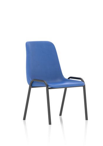 Polly Stacking Visitor Chair Blue Polypropylene BR000203 60400DY