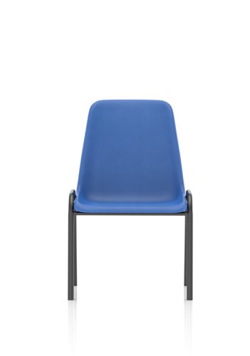 Polly Stacking Visitor Chair Blue Polypropylene
