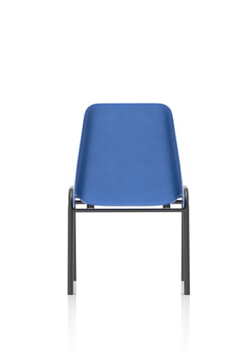 BR000203 Polly Stacking Visitor Chair Blue Polypropylene
