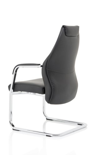 BR000211 Mien Black Cantilever Chair