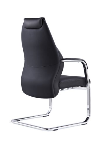 Adroit Mien Cantilever Chair Black Ref BR000211