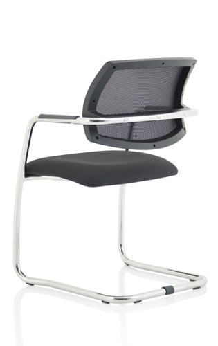 60575DY | With generously proportioned seats, stunning looks and the inclusion of a comfortable, curved mesh back, the Swift family of chairs will keep your guests coming back for more. Stackable, lightweight and available in both a cantilever frame and 4 leg visitor frame version, the Swift will give your space the lift it needs.