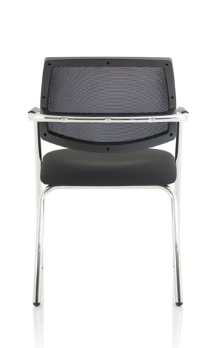 60582DY | With generously proportioned seats, stunning looks and the inclusion of a comfortable, curved mesh back, the Swift family of chairs will keep your guests coming back for more. Stackable, lightweight and available in both a cantilever frame and 4 leg visitor frame version, the Swift will give your space the lift it needs.
