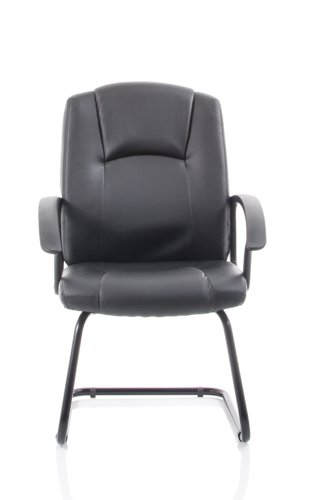 Bella Black Leather Cantilever with Black Frame BR000300  60778DY