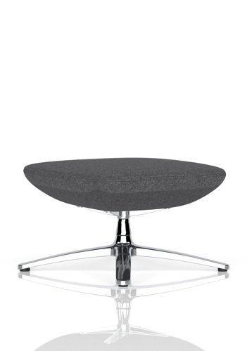 Etta Dark Grey Cashmere Footstool