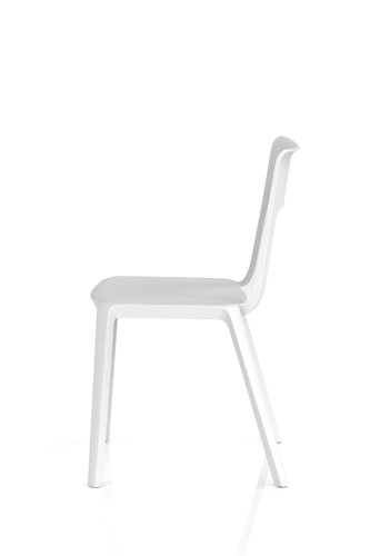 Nest Edge Stacking Cafe & Bistro Chair White