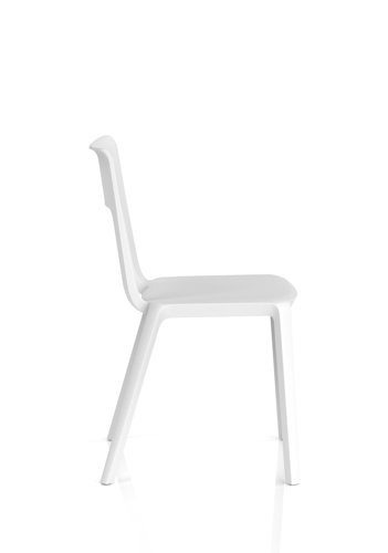 Nest Edge Stacking Cafe & Bistro Chair White