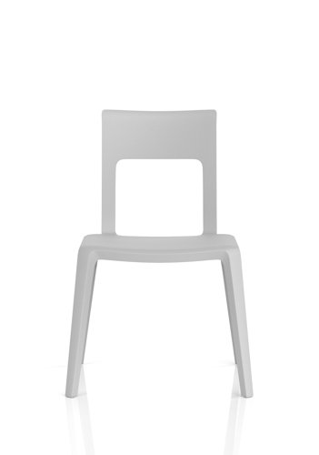 Nest Edge Stacking Cafe & Bistro Chair Grey