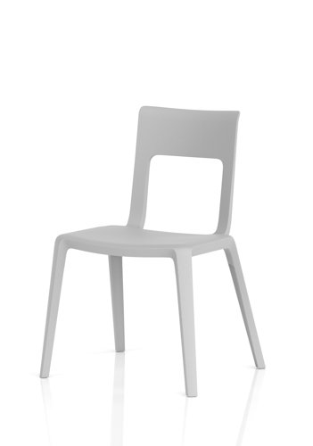 Nest Edge Stacking Cafe & Bistro Chair Grey