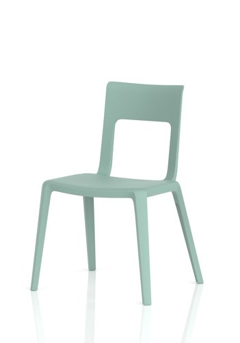 Nest Edge Stacking Cafe & Bistro Chair Green