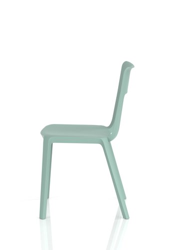 Nest Edge Stacking Cafe & Bistro Chair Green