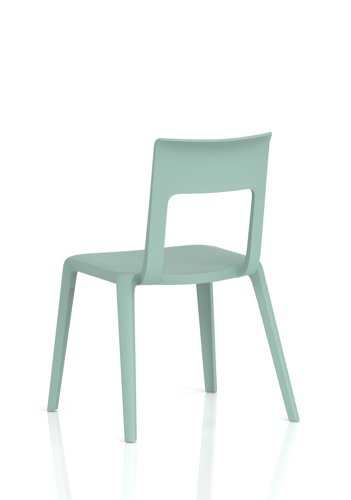 Nest Edge Stacking Cafe & Bistro Chair Green