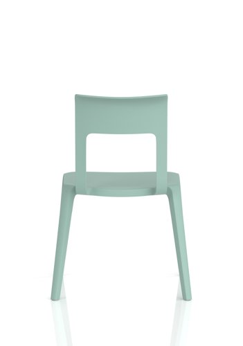 Nest Edge Stacking Cafe & Bistro Chair Green