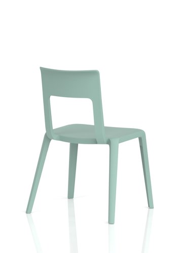 Nest Edge Stacking Cafe & Bistro Chair Green