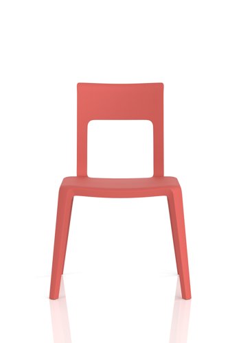 Nest Edge Stacking Cafe & Bistro Chair Red