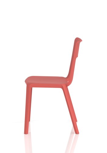 Nest Edge Stacking Cafe & Bistro Chair Red